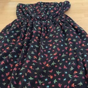 Rainbow birds dress
